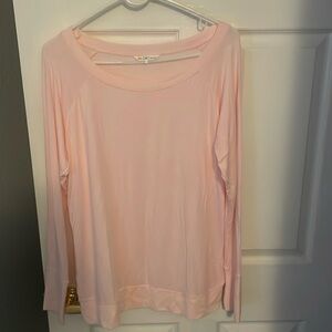 C&C sport pink long sleeve tee size large NWOT